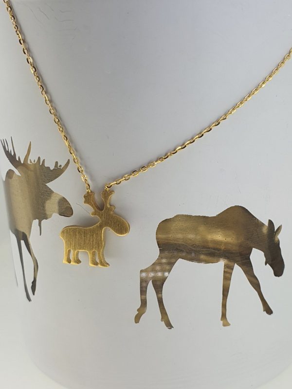 Gold Christmas Necklace - Image 3